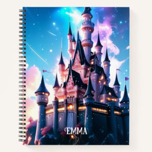 Fantasy Castle Custom Name Notebook