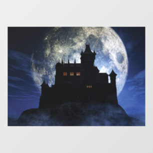 Fantasy castle during night