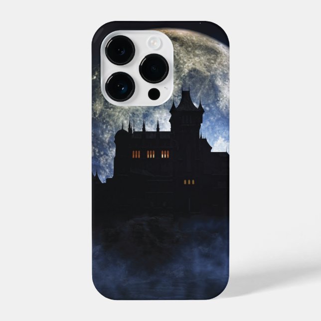 Fantasy castle during night iPhone case (Back)