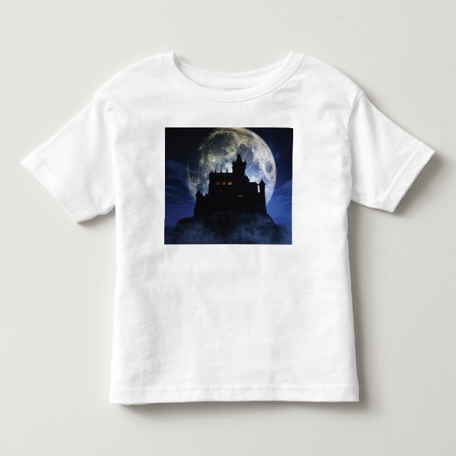 Fantasy castle during night toddler T-Shirt (Front)