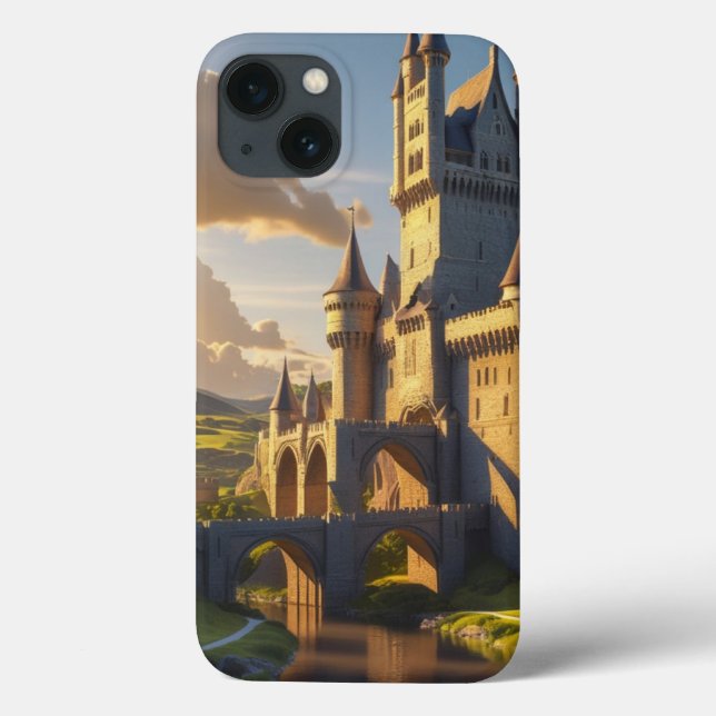 Fantasy Castle iPhone Case - Mediaeval Art (Back)