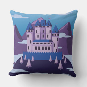 fantasy castle pillow