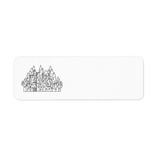 Fantasy Castle Return Address Label