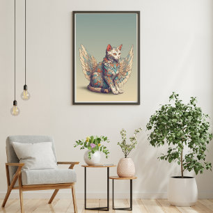 Fantasy Cat l Misty Meow   Winged Cat [1/4] Poster