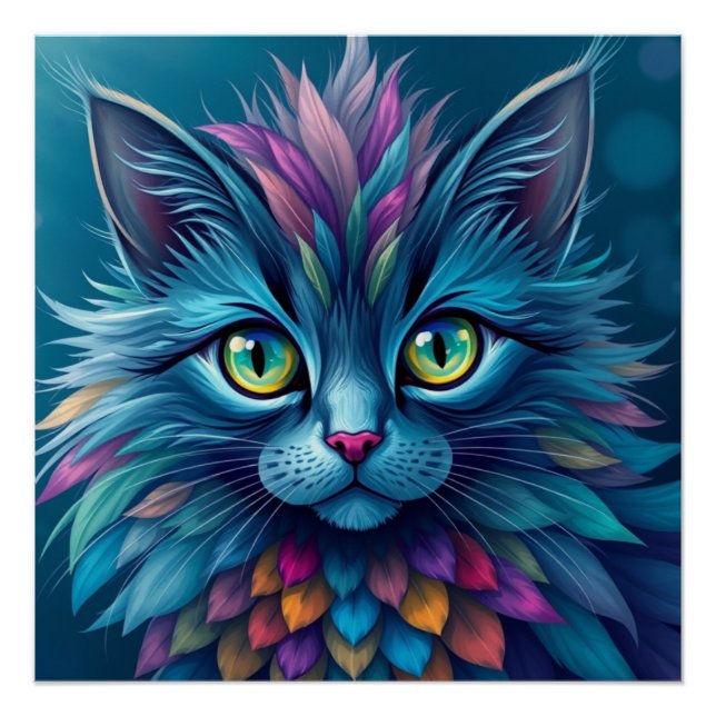 Fantasy Cat Poster (Front)