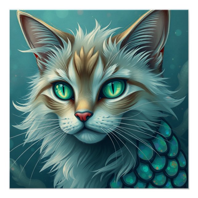 Fantasy Cat Poster (Front)