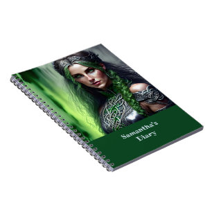 Fantasy Celtic Warrior Princess Notebook