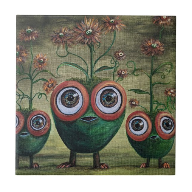 Fantasy Ceramic Tile, Small (4.25" x 4.25") Ceramic Tile (Front)