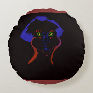 Fantasy Character Art  Round Cushion