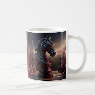 Fantasy Chess Scene - Knight Coffee Mug