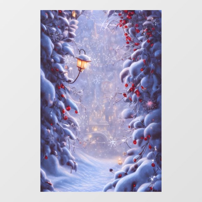 Fantasy Christmas 5 Window Cling (Sheet)