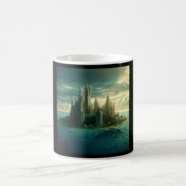 Fantasy City of Atlantis (3) Coffee Mug (Center)