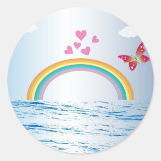 fantasy classic round sticker