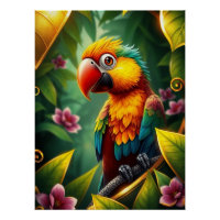Fantasy Colorful Parrot