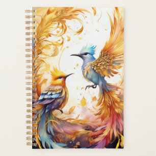 Fantasy Colourful Bird Planner
