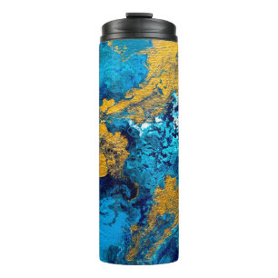 Fantasy Colours: Artistic Abstract Background. Thermal Tumbler
