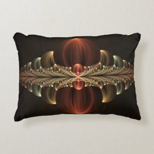 Fantasy Construction Shiny Abstract Fractal Art Decorative Cushion