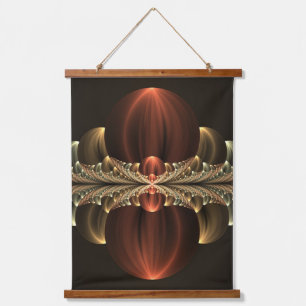 Fantasy Construction Shiny Abstract Fractal Art Hanging Tapestry