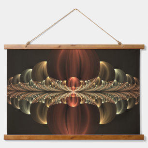 Fantasy Construction Shiny Abstract Fractal Art Hanging Tapestry
