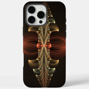 Fantasy Construction Shiny Abstract Fractal Art iPhone 16 Pro Max Case