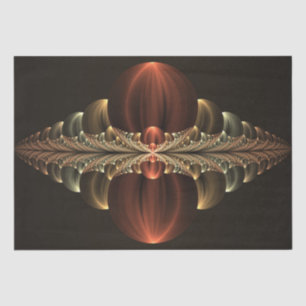 Fantasy Construction Shiny Abstract Fractal Art Tissue Paper