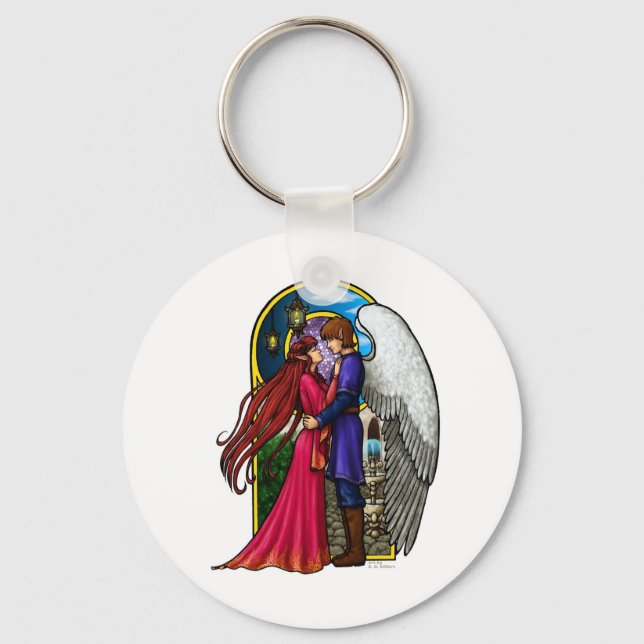 Fantasy Couple Key Ring (Front)