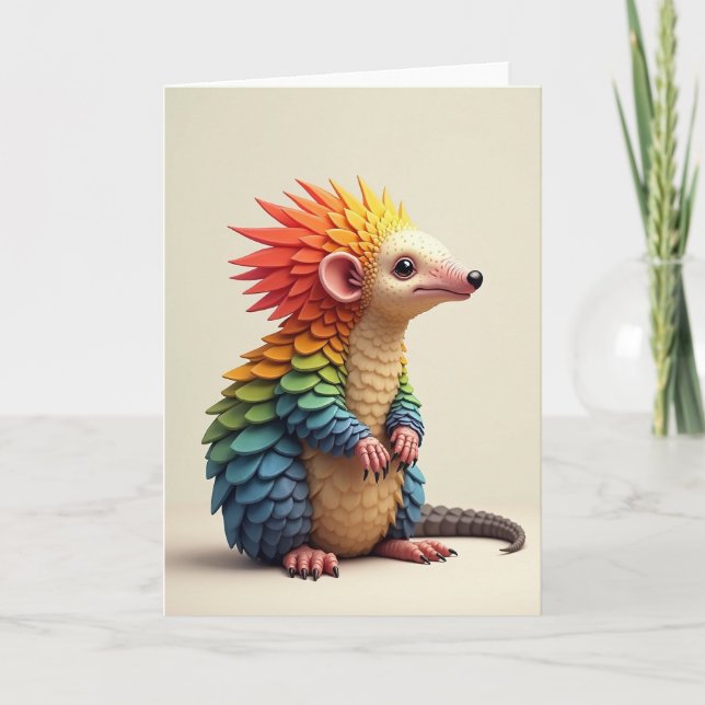 Fantasy Creature Birthday Card (Front)
