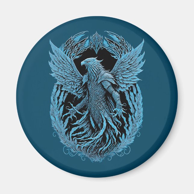 Fantasy Creature | Mediaeval Eagle Magnet (Front)
