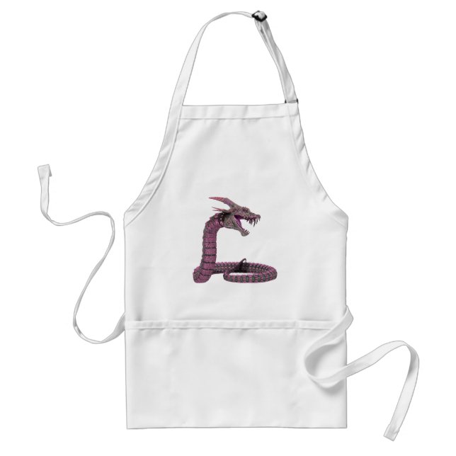 Fantasy Creature Pink Purple Standard Apron (Front)