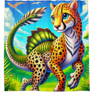 Fantasy Creature Shower Curtain