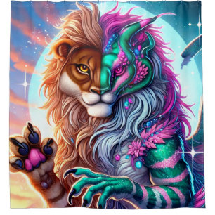 Fantasy Creature Shower Curtain