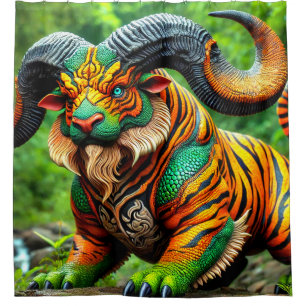 Fantasy Creature Shower Curtain