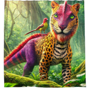 Fantasy Creature Shower Curtain