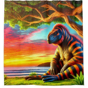 Fantasy Creature Shower Curtain