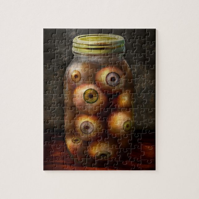 Fantasy - Creepy - I've always had eyes for you Jigsaw Puzzle (Vertical)