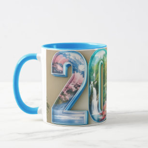 Fantasy Cute 2025 Four Numbers Mug