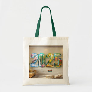 Fantasy Cute 2025 Four Numbers Tote Bag