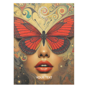 Fantasy Cute Abstract Butterflies Eyes Tablecloth