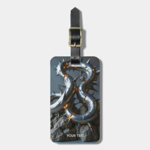 Fantasy Cute Abstract Sculpture Rock Luggage Tag