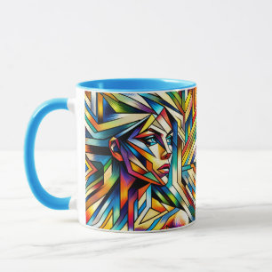 Fantasy Cute Abstract Surreal Girl Mug