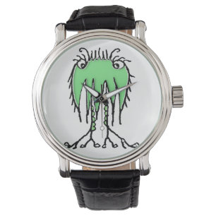 Fantasy cute alien drawing watch