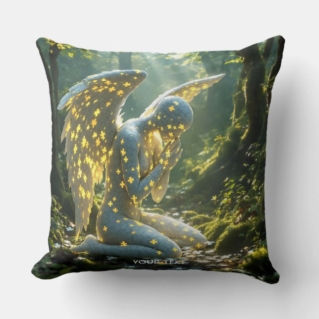 Fantasy Cute Angelic Figure Puzzle Cushion (Front)