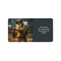Fantasy Cute Baseball Wizard Bat