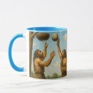 Fantasy Cute Basketball Prehistoric Final Mug