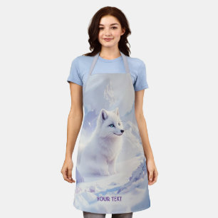Fantasy Cute Big Elephant Savanna Apron
