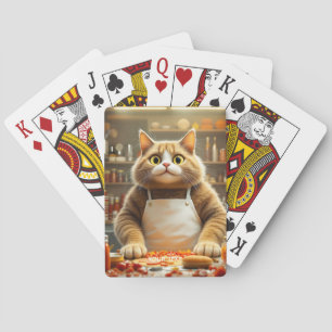 Fantasy Cute Big Eyes Cat Playing Cards