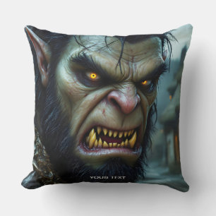 Fantasy Cute Big Strong Warrior Cushion