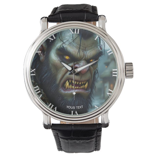 Fantasy Cute Big Strong Warrior Watch (Front)