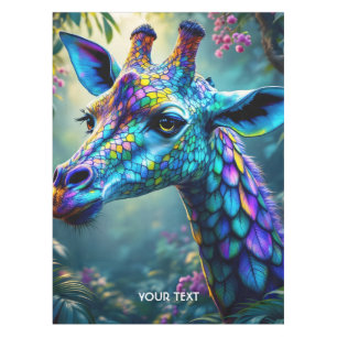 Fantasy Cute Chameleon Like Giraffe Tablecloth