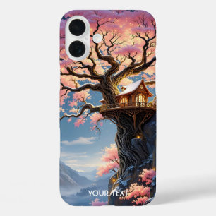 Fantasy Cute Cherry Blossom Tree iPhone 16 Plus Case